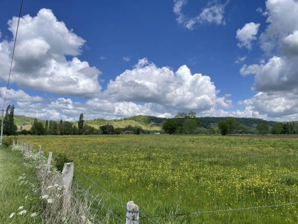 Nous suivons maintenant le chemin de la Fontaine en direction du bord de Seine.