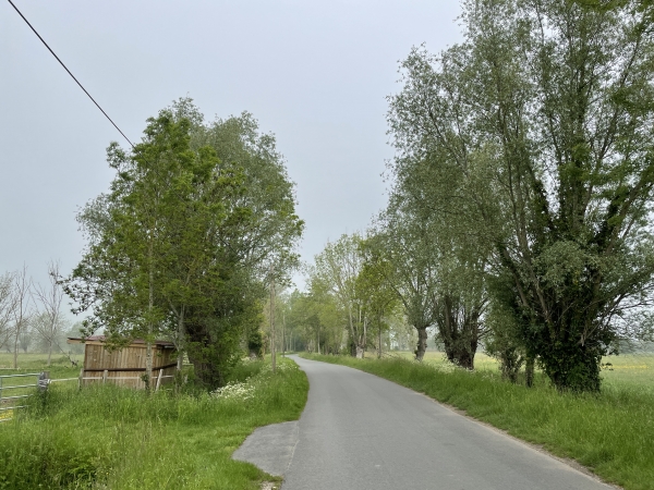 Nous commençons notre randonnée en suivant la Chaussée Saint-Georges en direction de la Seine.