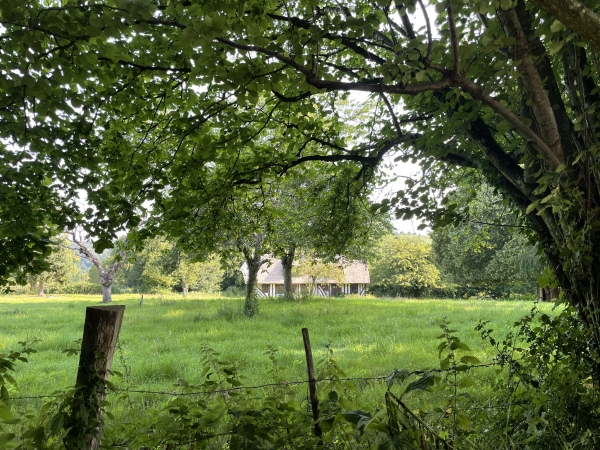 Nous remontons sur le plateau par le chemin du Gros Caillou.