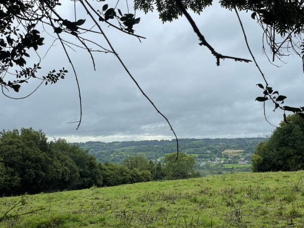 Coup d'oeil vers la vallée de la Touque.