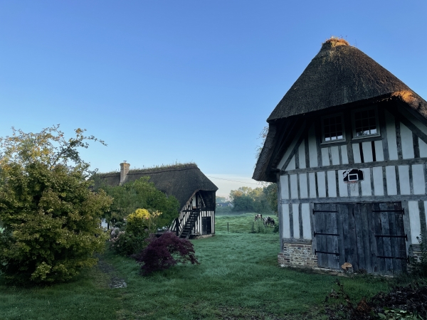 Nous partons vers le sud, sur l'impasse de la Forge.