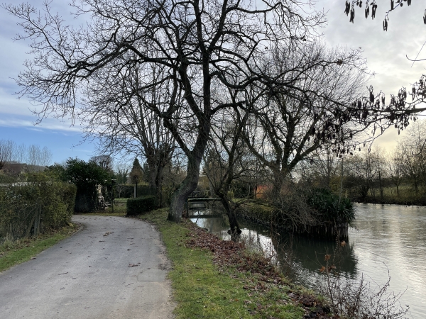 Nous quittons l'Eure au niveau de la rue de Maubuisson.