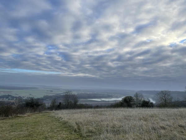 Panorama sur la vallée de la Seine.
