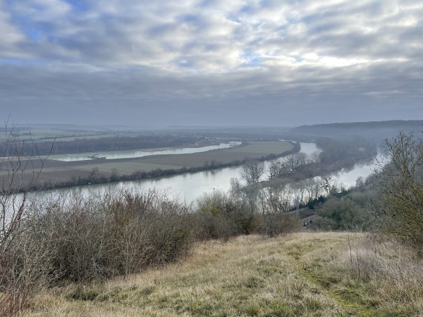 Là encore, nous avons de magnifiques panoramas sur la vallée de la Seine.