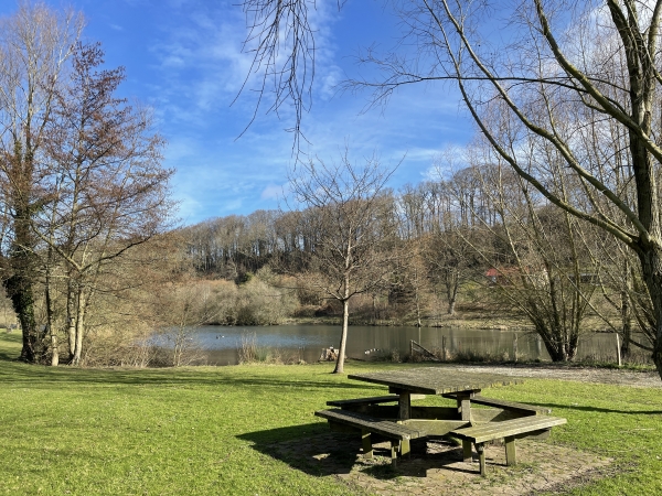 Le parc est très agréable, même en hiver.