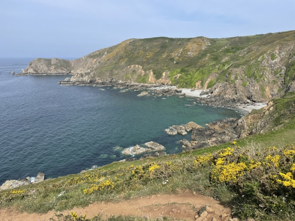 Le Nez de Jobourg vu depuis la Pointe du Bec de l'Âne.