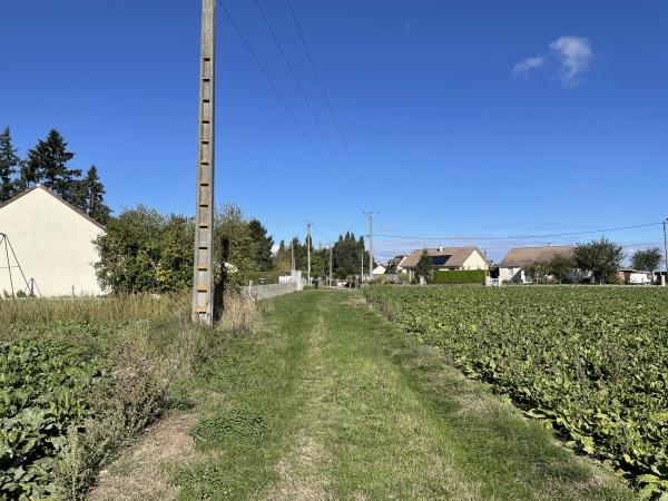 J'entre dans Hennezis par le chemin du Poirier des Haies.