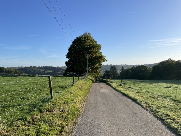 La route du Bel Event me conduit droit vers Héricourt-en-Caux.