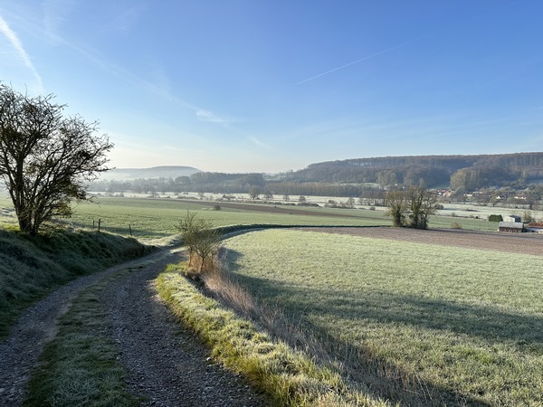 Regard arrière sur la vallée de l'Yères.