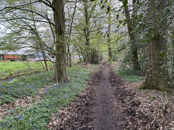Je suis le chemin du Vauchel qui longe la ferme.