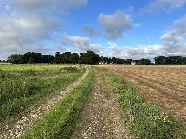 Nous arrivons à St-Ouen-le-Mauger. Nous allons traverser le village pour continuer vers la Saâne.