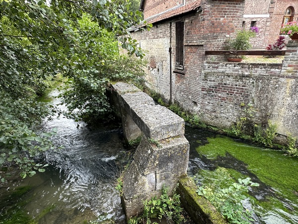 Duclair, vestiges de l'un des nombreux moulins de l'Austreberthe.