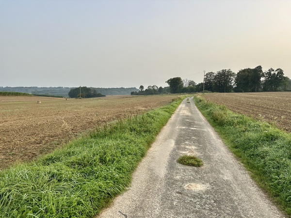 Nous continuons sur les petites routes, désertes, qui feront l'essentiel du circuit.&nbsp;