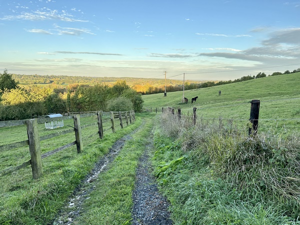 Nous approchons du fond de vallée et du Chemin des Essards.