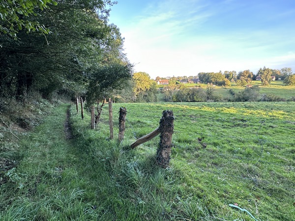 Nous avons rejoint le GR26 et dominons ici la Fosse Michel.