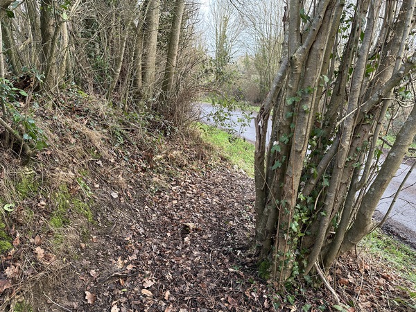 Nous quittons le chemin pour rejoindre la route de la Petite Boissière, et tourner rapidement à droite sur la route de la Grande Boissière.