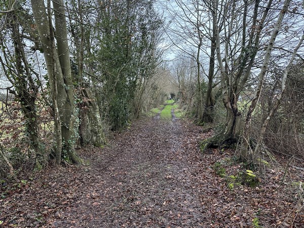 Je remonte de l'autre côté en direction du hameau de la Sablonnière.