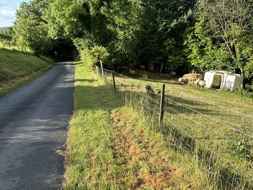 Rue de l'Epine, descente vers Ry.