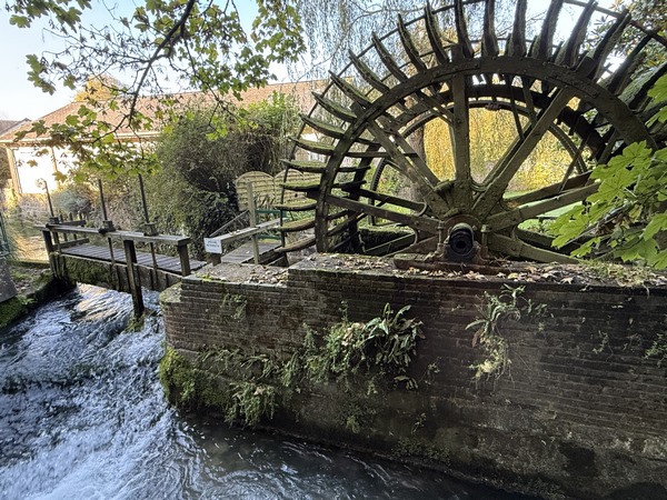 Le Moulin Anquetil a fonctionné jusqu'à sa destruction en 1940 lors de la bataille de Veules. Seuls le bief, les bases des murs et la roue à aubes sont conservés.