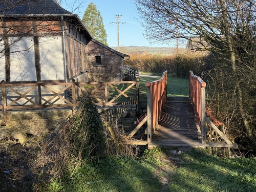 Deuxième passerelle, cette fois-ci sur un ruisseau qui alimente l'Andelle.