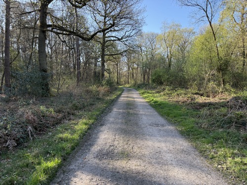 Je suis maintenant au-dessus du Trait, direction le sud.