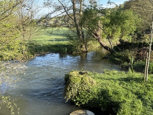 Traversée du Crevon.