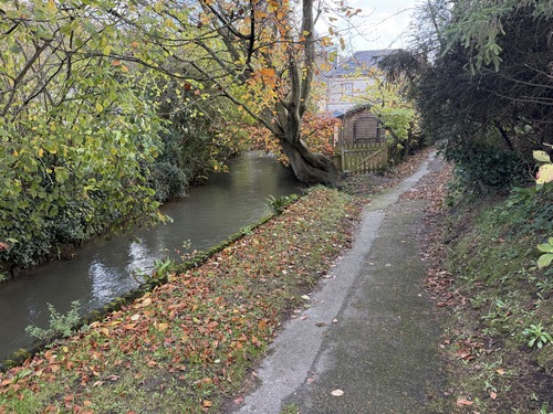 Et voilà la Ganzeville, que nous suivons sur un bref mais magnifique passage.