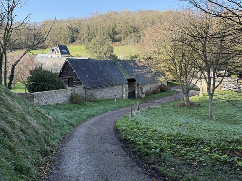Entrée de la Ferme aux Moines de St-Pierre-en-Port.