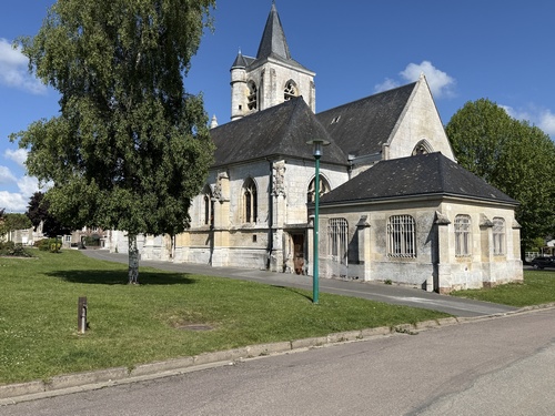 Retour au niveau de l'église Saint-Paër.