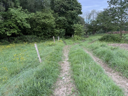 Hameau de Bois Bance, entrée dans le bois.
