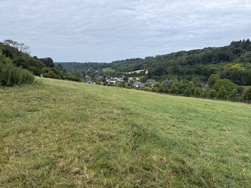 Vallée du Robec vue depuis le chemin de la Robinette.