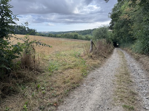 Après le château, nous descendons vers l'Orne.