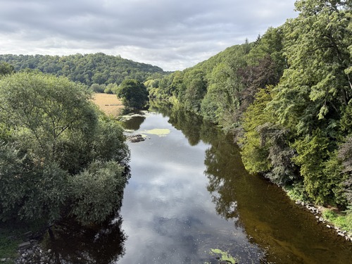 Vue sur l'Orne depuis le viaduc Sainte-Anne.