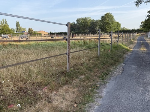 En entrant dans Vatteville, nous longeons le Haras des Jubertines.