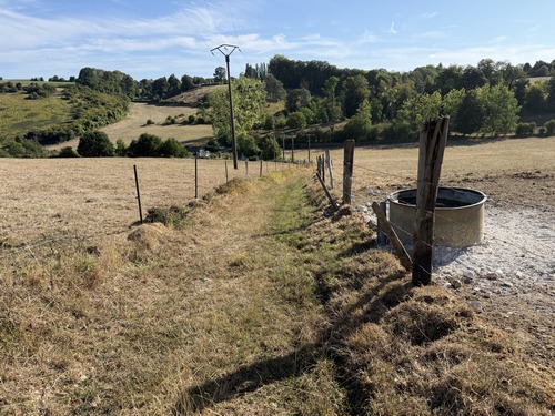 Nous retrouvons le vallon de la Basse Canne, les Grandes-Ventes sont en face, sur la colline.
