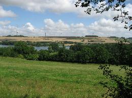 Vue de la randonnée Coteau boisé de la Bresle. au départ de Gamaches sud, 80