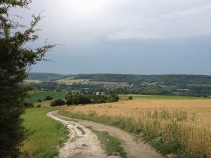 Vue de la randonnée Panoramas sur la Bresle. au départ de Gamaches nord, 80