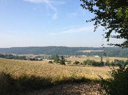Vue de la randonnée Les coteaux de l\'Iton. au départ de Normanville, 27