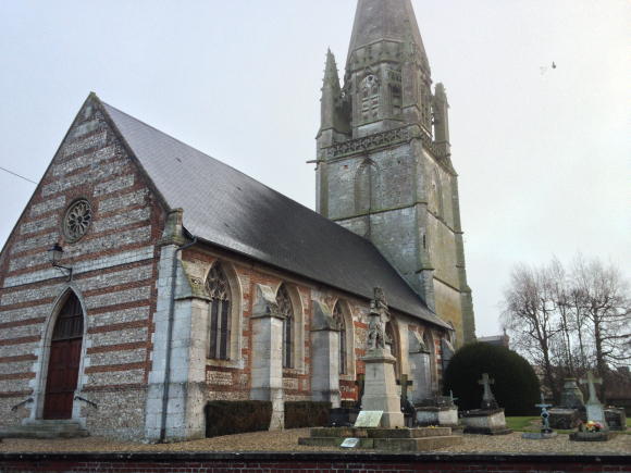 Vue de la randonnée Le vieux chêne au départ de Allouville-Bellefosse, 76