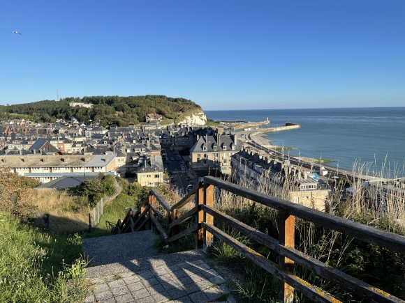 Vue de la randonnée Autour de St-Valery-en-Caux au départ de St-Valery-en-Caux, 76