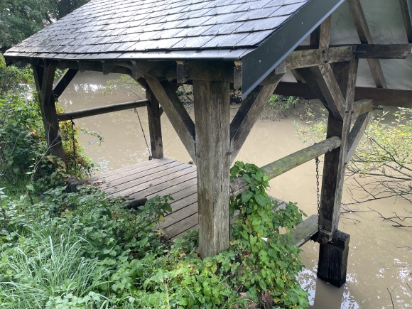 Vue de la randonnée 10km dans le bocage Normand. au départ de Le Theil Nolent, 27