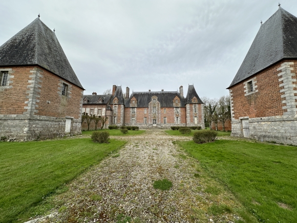 Vue de la randonnée Circuit Terre de Sucre au départ de Fontaine-le-Dun, 76