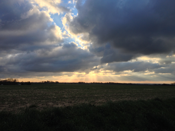 Vue de la randonnée Chemins de tracteurs. au départ de Saint-Jouin-Bruneval, 76