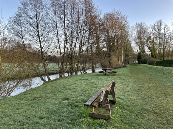 Vue de la randonnée Vallée de l'Andelle et forêt de Lyons au départ de Croisy-sur-Andelle, 76
