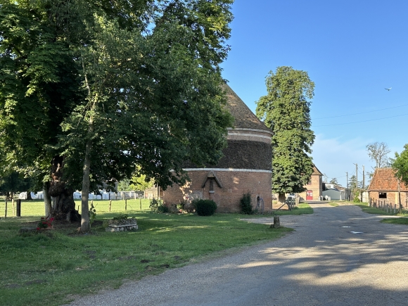 Vue de la randonnée Chemin de l'Arboretum du Prieuré au départ de Venon, 27