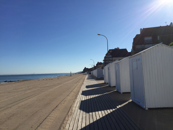 Vue de la randonnée Côte du Calvados au départ de Blonville-sur-Mer, 14