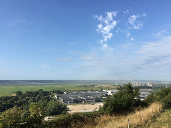 Vue de la randonnée Boucle jusqu\'au cap du Hode. au départ de St-Vincent-Cramesnil, 76