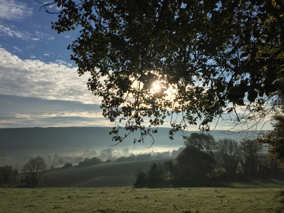 Vue de la randonnée Collines, berges et étangs de la Varenne sur la route de Dieppe au départ de Torcy-le-Petit 2, 76