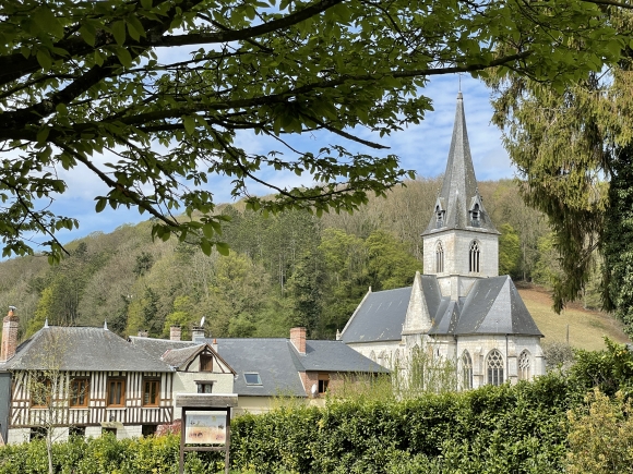 Vue de la randonnée Boucle en forêt domaniale du Trail-Maulévrier au départ de Sainte-Gertrude, 76