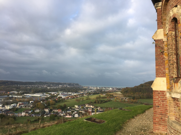 Vue de la randonnée Panoramas de la Bresle Maritime au départ de Ponts-et-Marais, 76